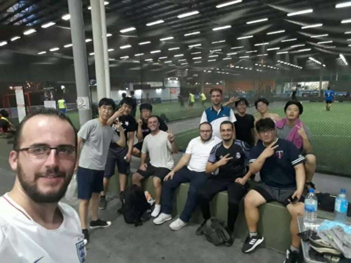 先生、生徒さんたちとの写真