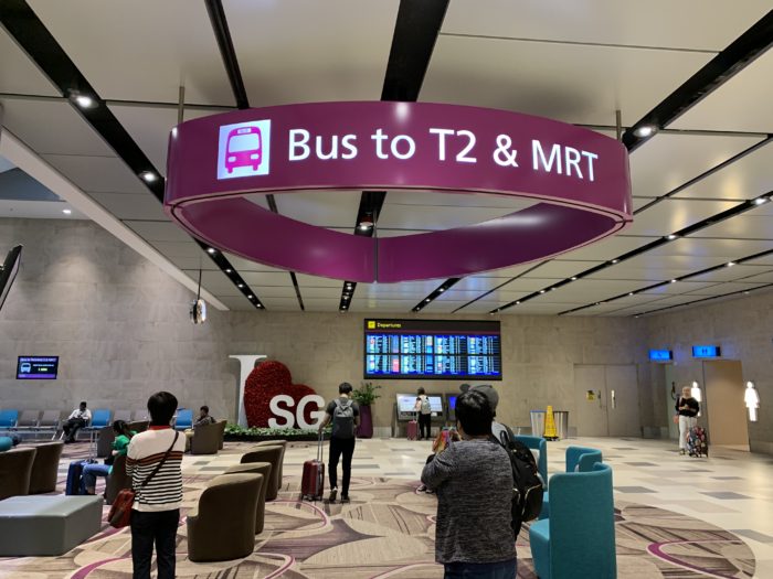 チャンギ空港　無料バス