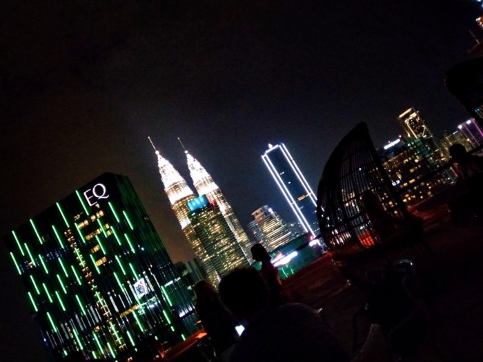 Heli Lounge Barの夜景