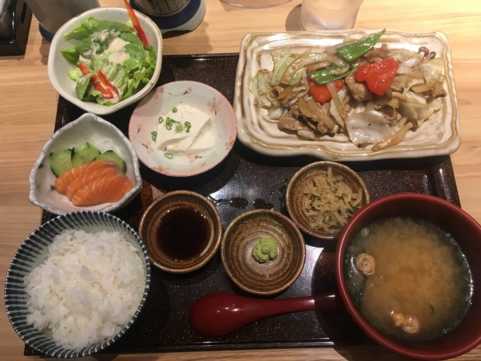 肉野菜炒め定食