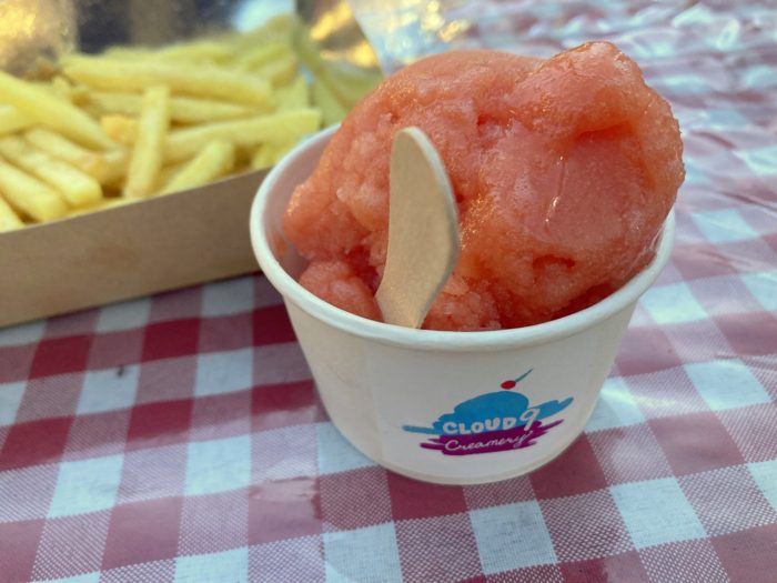 Sugbo Mercado ITパーク屋台村　Cloud 9 Creamery　スイカシャーベット（ソルベ）