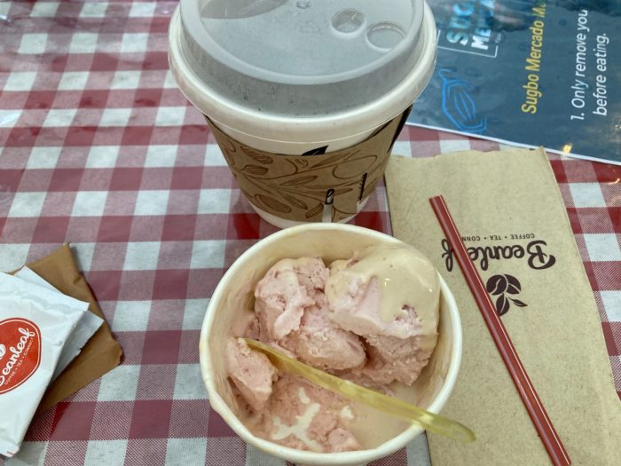 Sugbo Mercado ITパーク屋台村　Cloud 9 Creamery　アイスとコーヒー