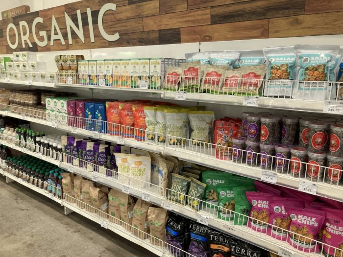 ランダースオーガニック商品コーナー